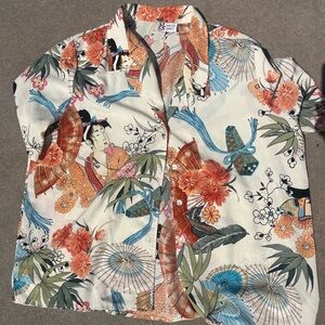 Asian Style Button-Down